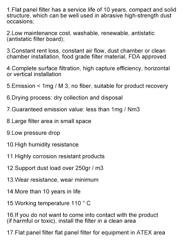 Flat Panel Filter