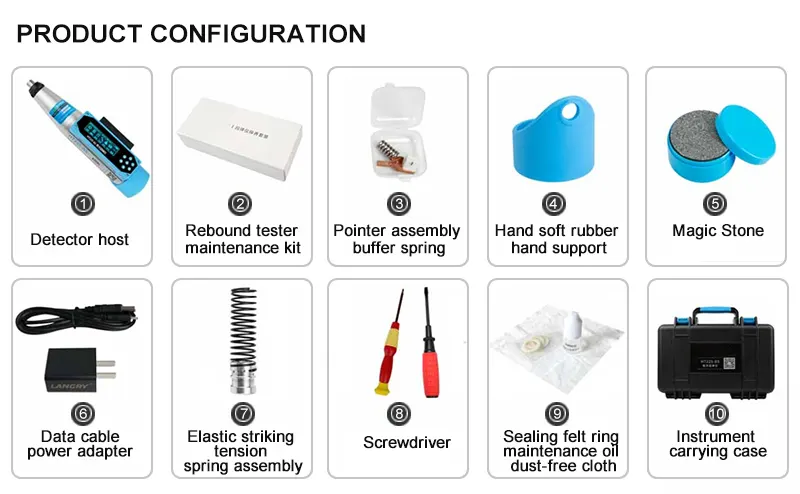 Digital Concrete Test Hammer RH225-B
