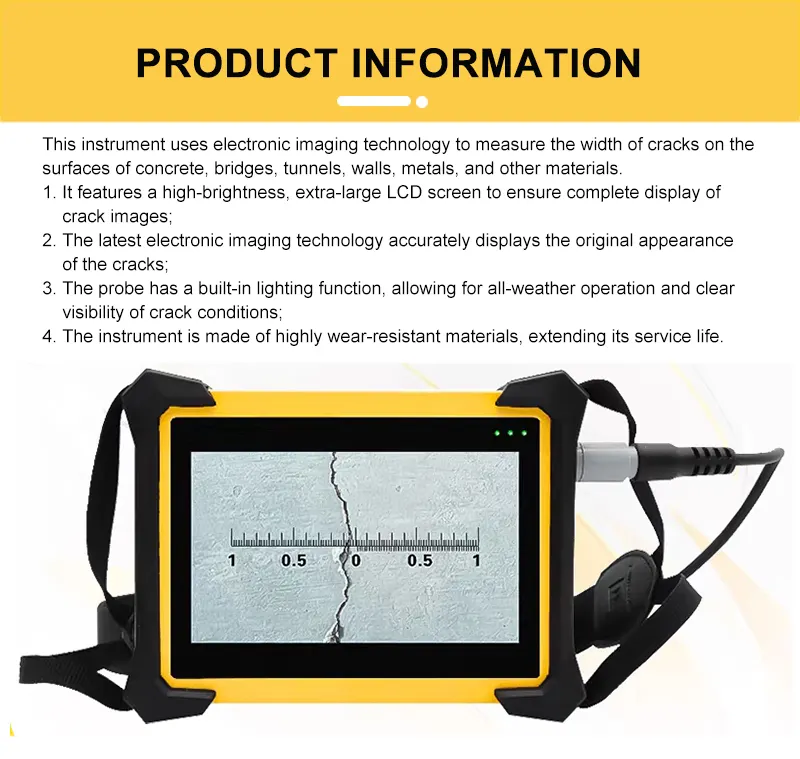 Concrete Crack Width Gauge Meter for Building