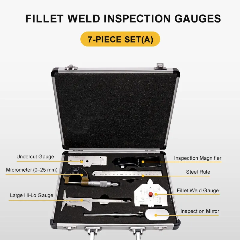 Fillet Weld Inspection Gauges -7 set