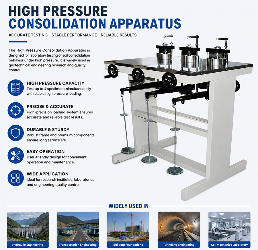 High Pressure Consolidation Instrument