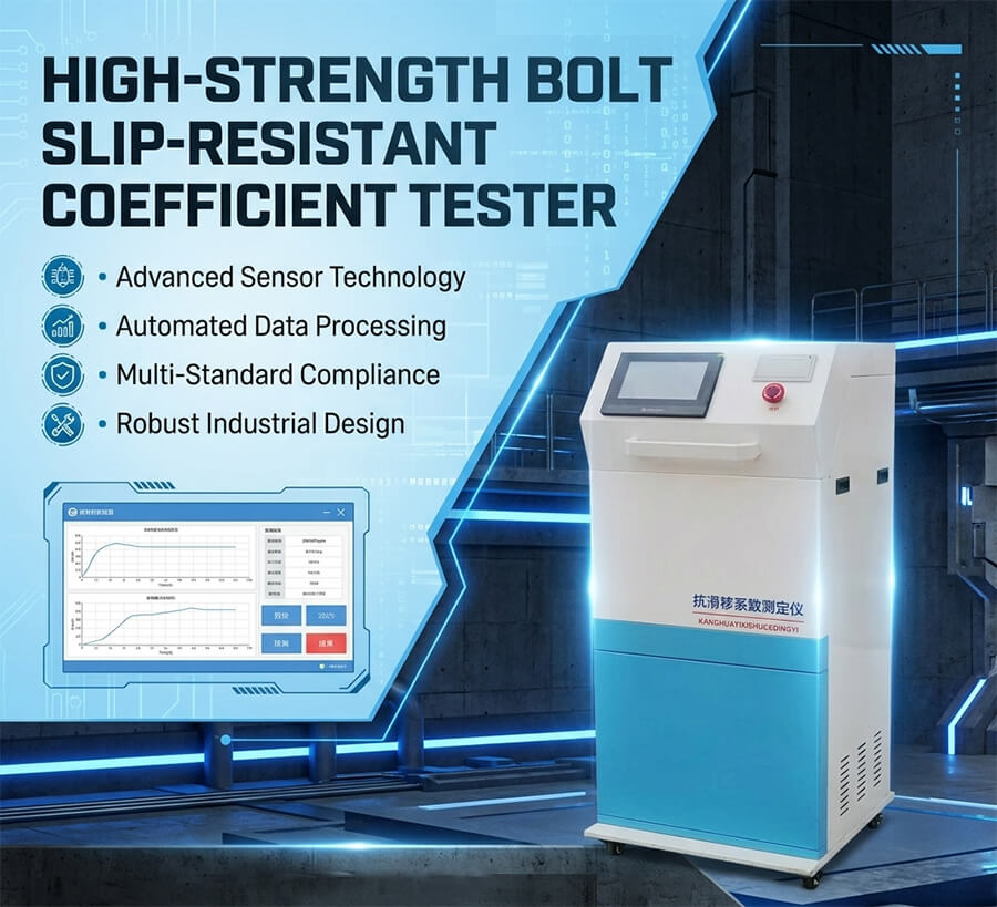High-Strength Bolt Slip Coefficient Testing Machine