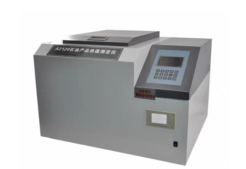 Product Overview The A2120 Oxygen Bomb Calorimeter is a professional laboratory instrument designed to measure the calorific value (heat of combustion) of petroleum products and other combustible materials. It is mainly used for determining the heat value of: Gasoline Jet fuel Diesel fuel Fuel oil Coal Coke Paraffin Other combustible substances The instrument adopts the oxygen bomb calorimetry method, which determines the heat released during complete combustion of a sample in a high-pressure oxygen environment. The A2120 is widely used in: Petroleum laboratories Petrochemical enterprises Coal testing laboratories Power plants Scientific research institutes Universities Quality inspection organizations The instrument uses a microcomputer control system, LCD display, automatic stirring, automatic ignition, automatic temperature data acquisition and calculation, providing accurate and reliable calorific value test results.