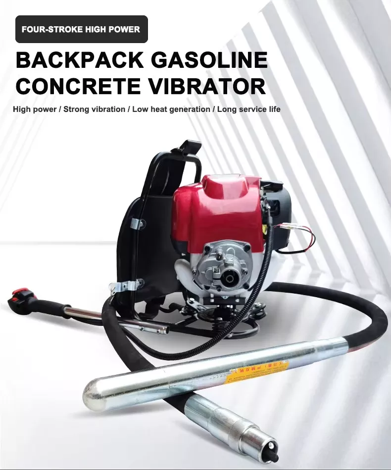 Gasoline Backpack Concrete Vibrator